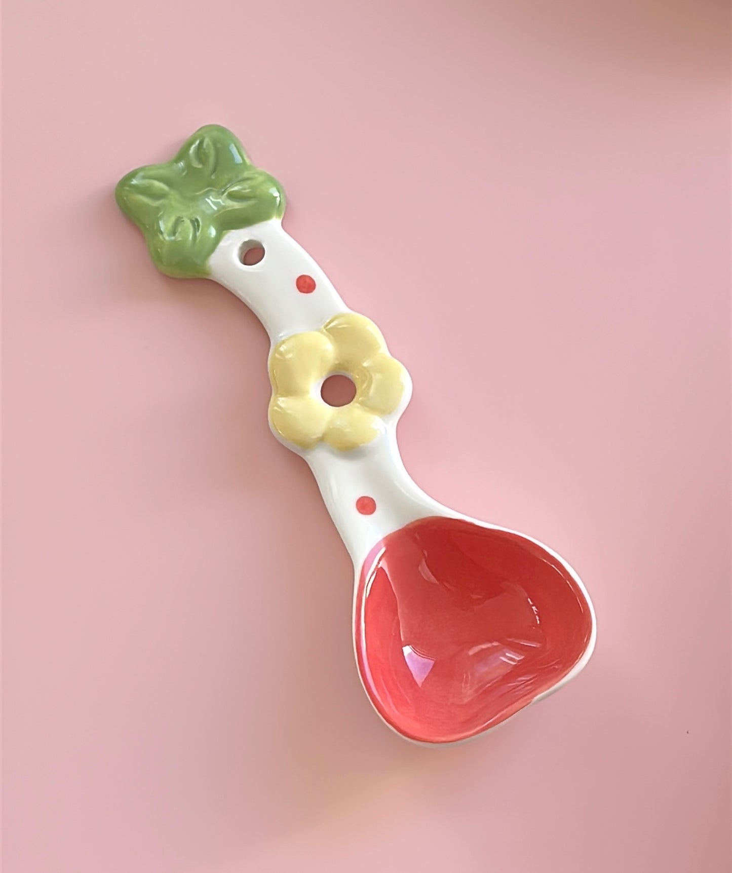 Cute Dragon Fruit 8-Inch Round Plate (Plate / Spoon / Plate & Spoon Set)