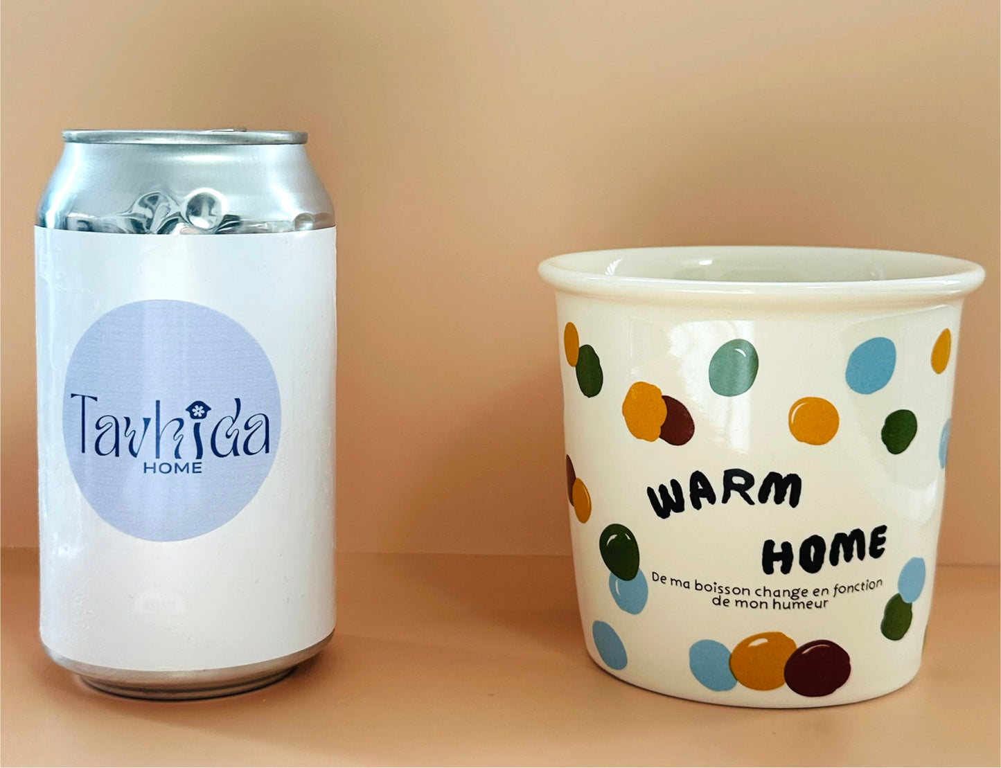 Warm Home Ceramic 3-Piece Bowl, Cup & Plate Set