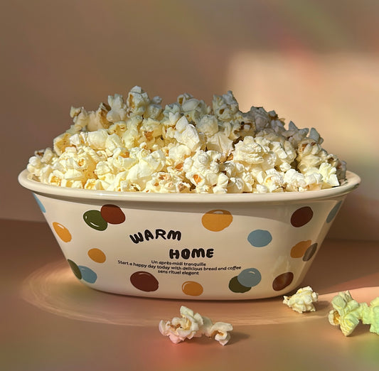 Warm Home Ceramic Bathtub-Shaped 8.2-Inch Bowl