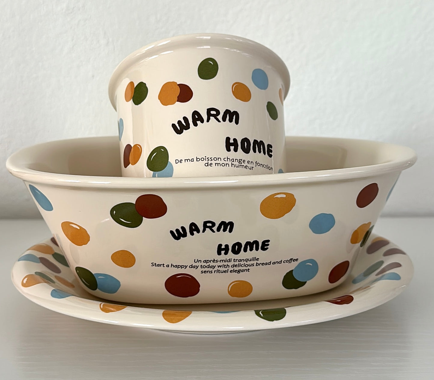 Warm Home 350-mL Ceramic Mug