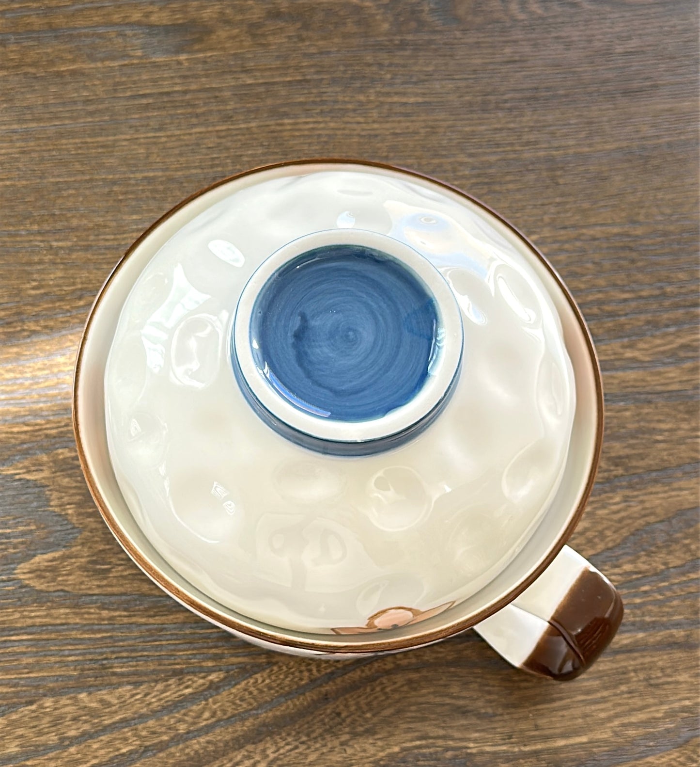 Dual-Use Cherry Blossom Ceramic Ramen Bowl