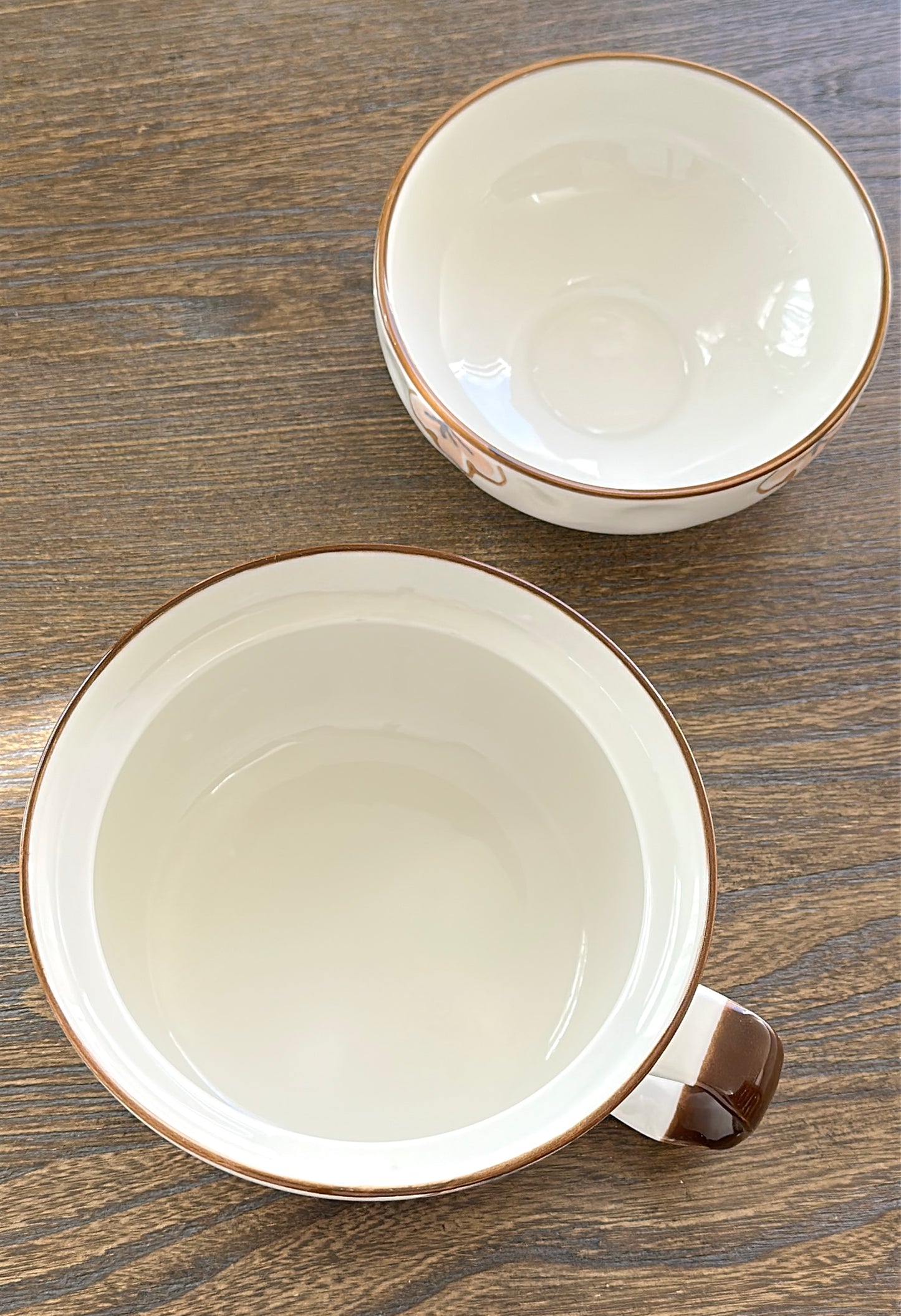 Dual-Use Cherry Blossom Ceramic Ramen Bowl
