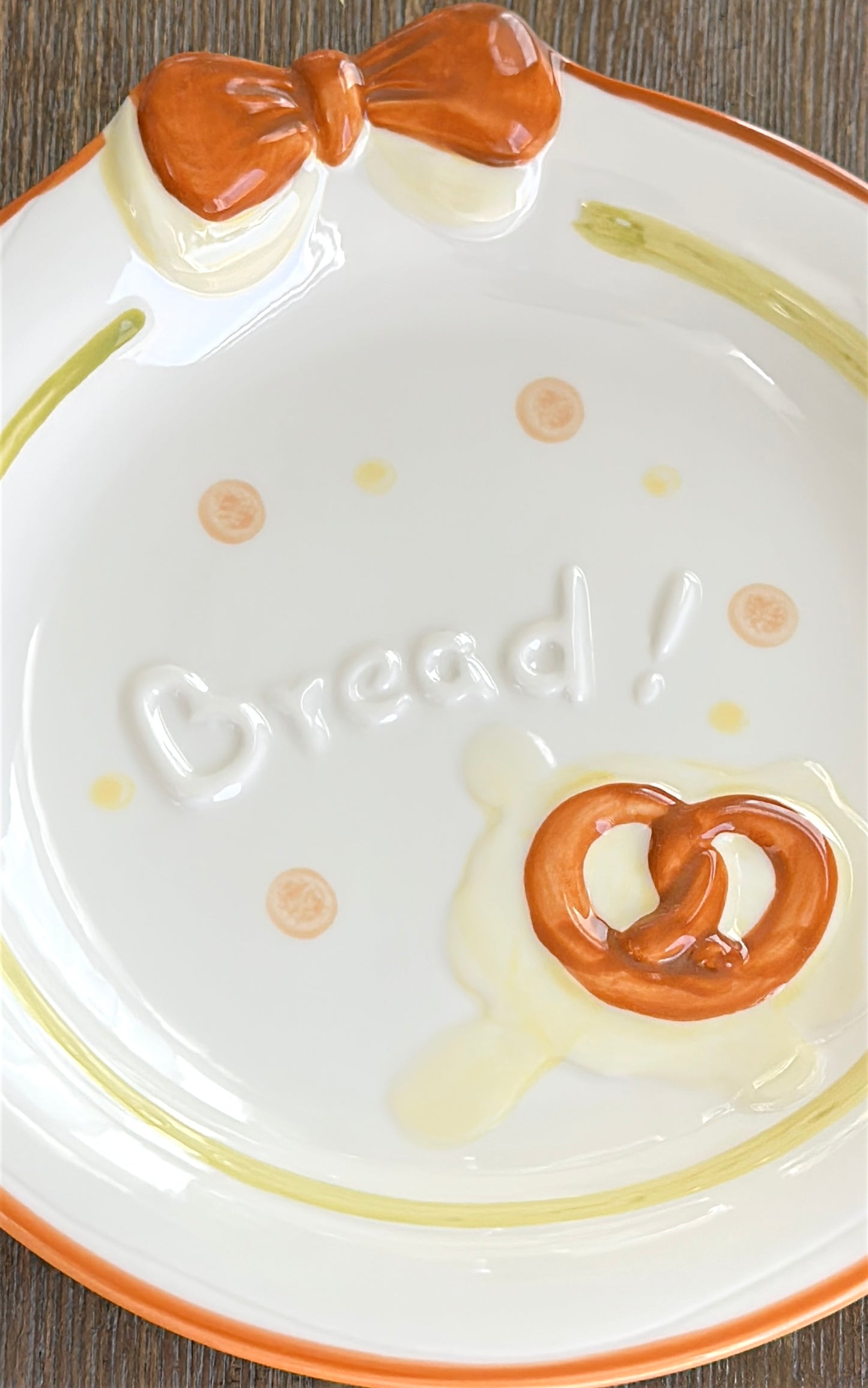 Bread Diary Ceramic 8.5-Inch Plate