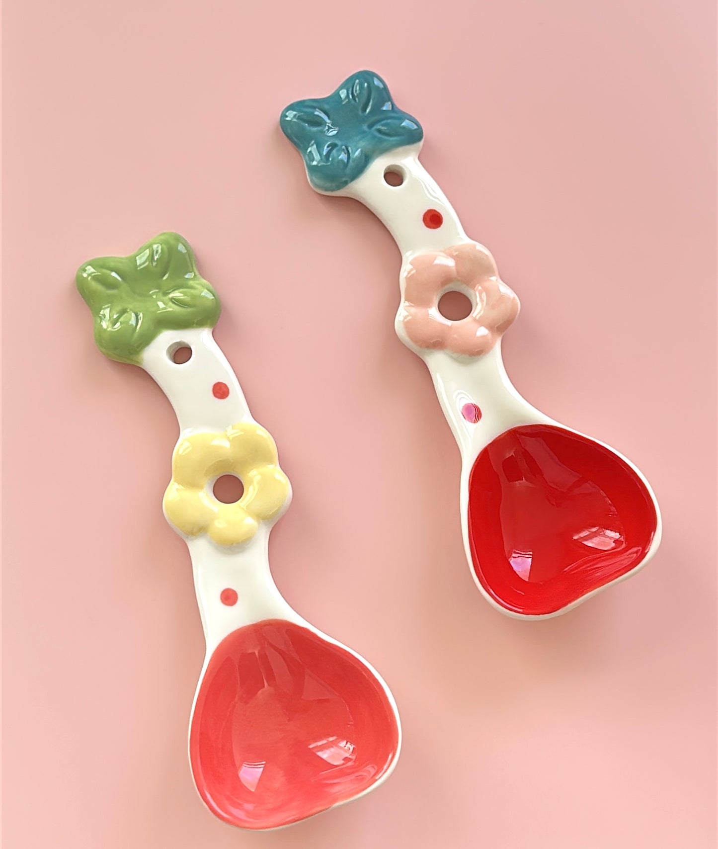 Cute Hand-Crafted Ceramic Spoons