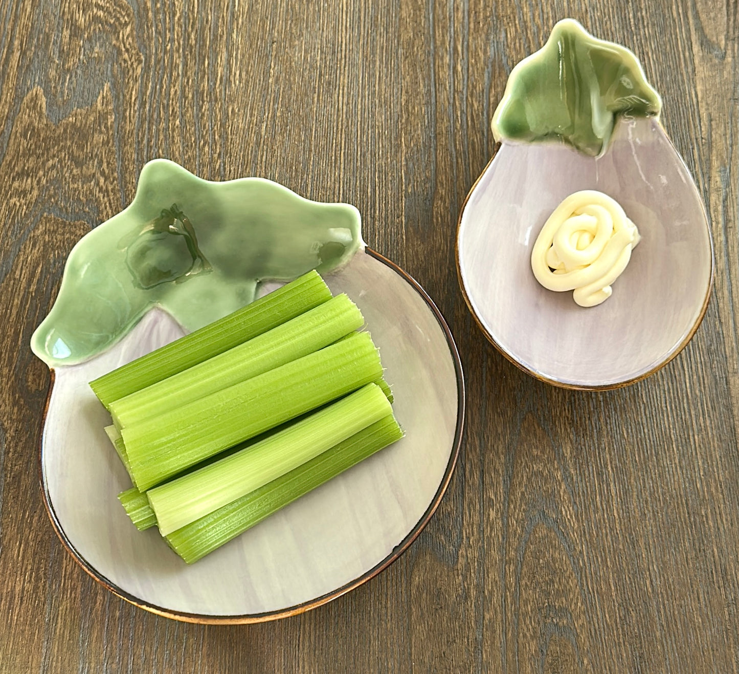 Eggplant Ceramic Plate