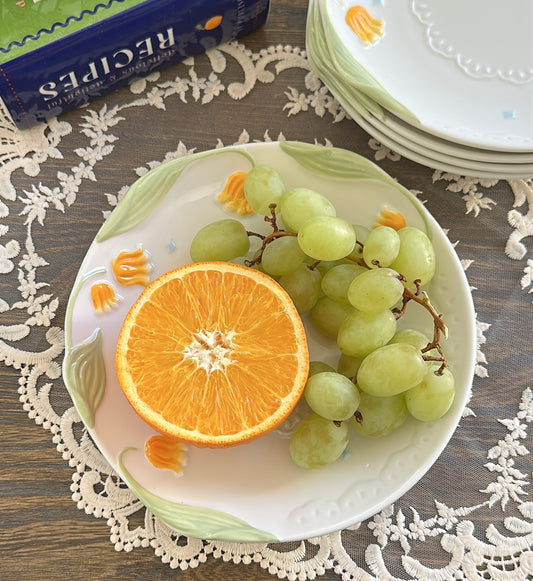 Spring Bloom 8-Inch Ceramic Plate (Plate / Spoon / Plate & Spoon Set)