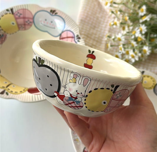 Bunny Orchard Ceramic 5-Inch Bowl