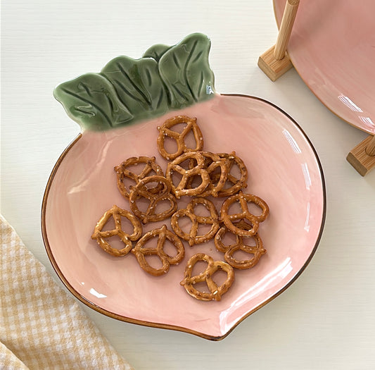 Soft Pink Reddish 8-Inch Plate