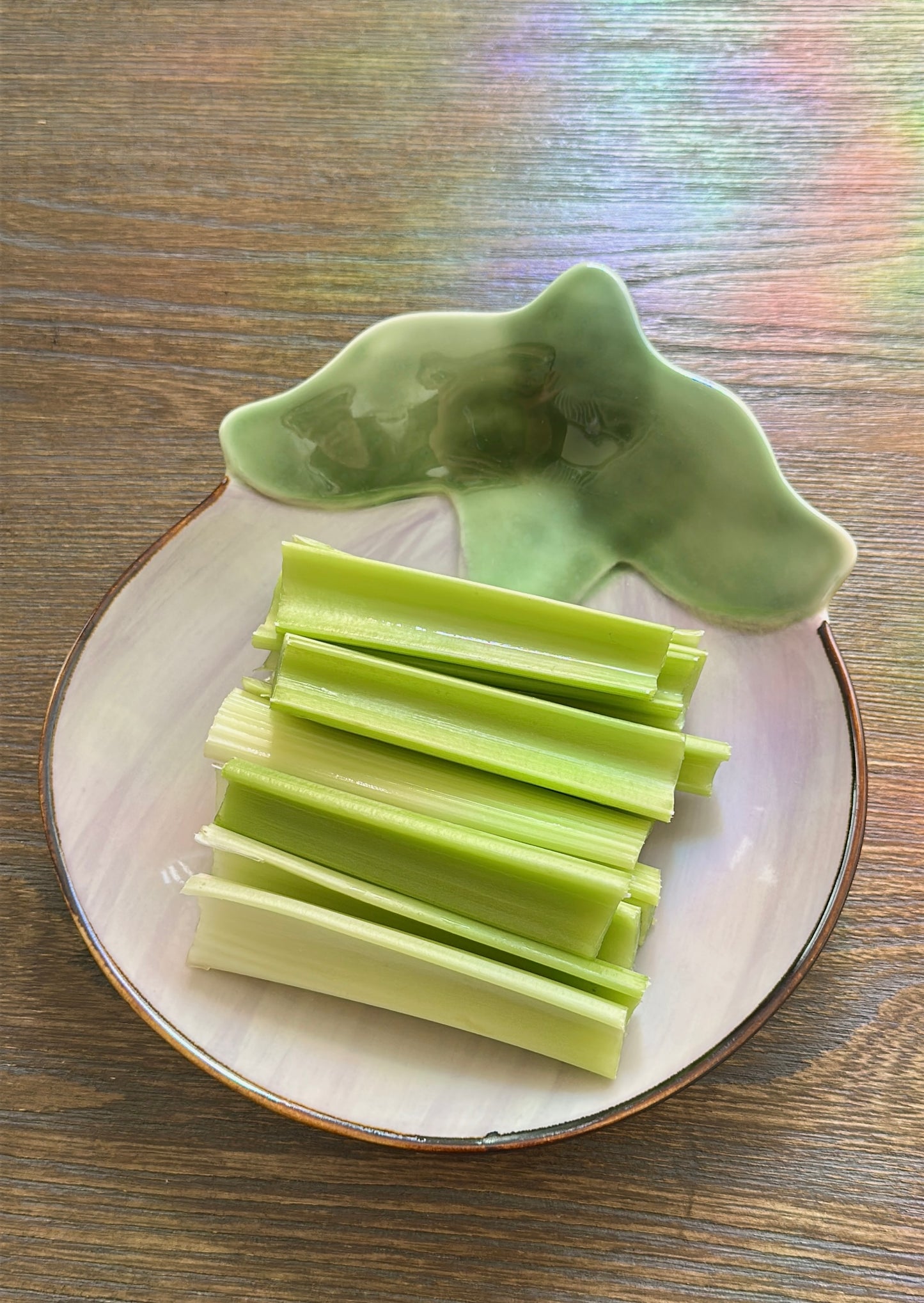 Eggplant Ceramic Plate