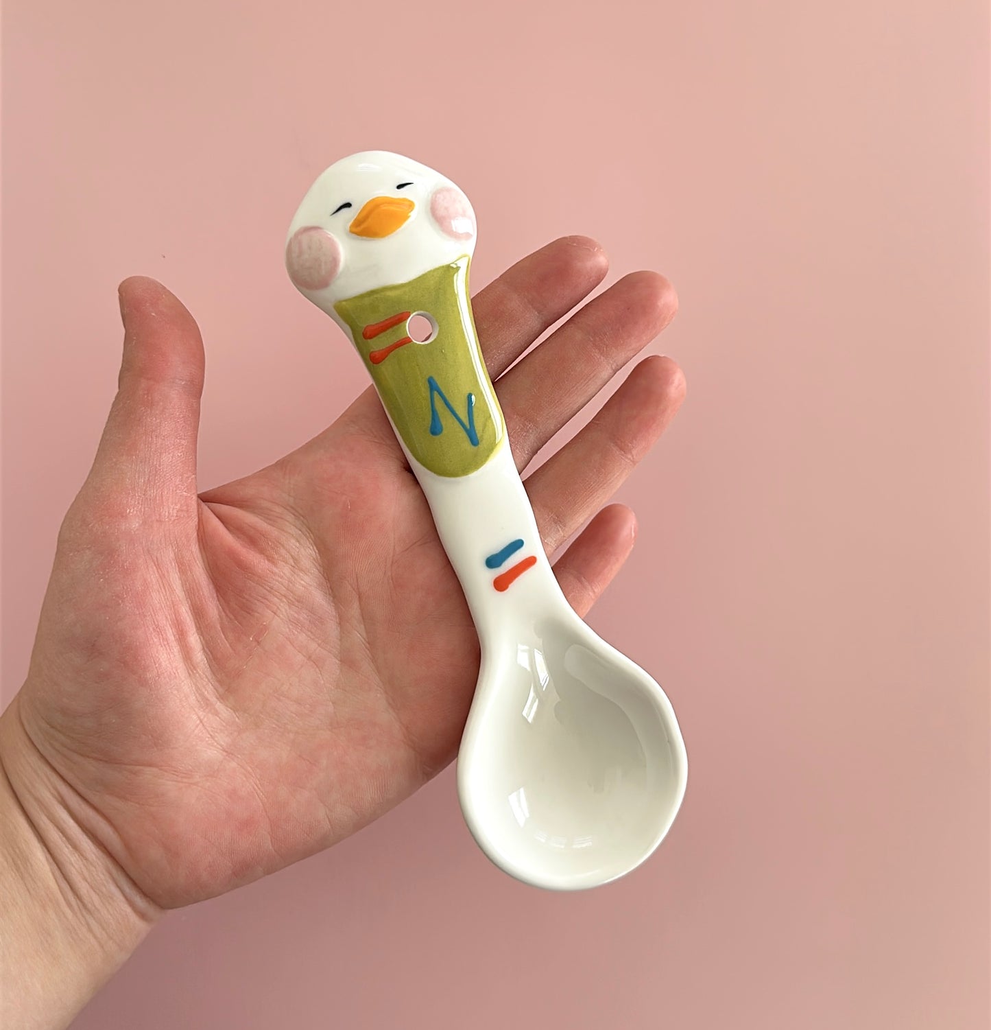 Cute Hand-Crafted Ceramic Spoons
