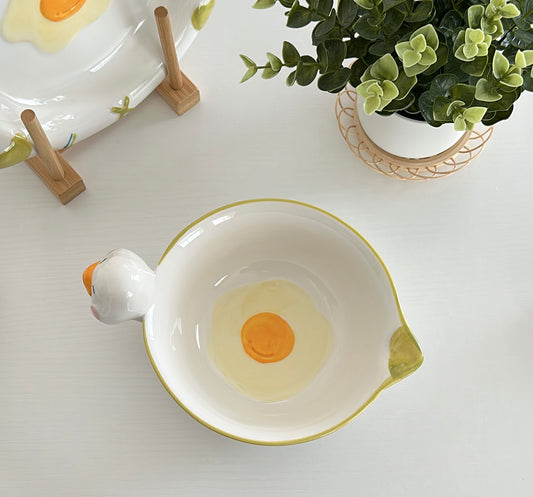 Cute Sleepy Duck 6-Inch Bowl