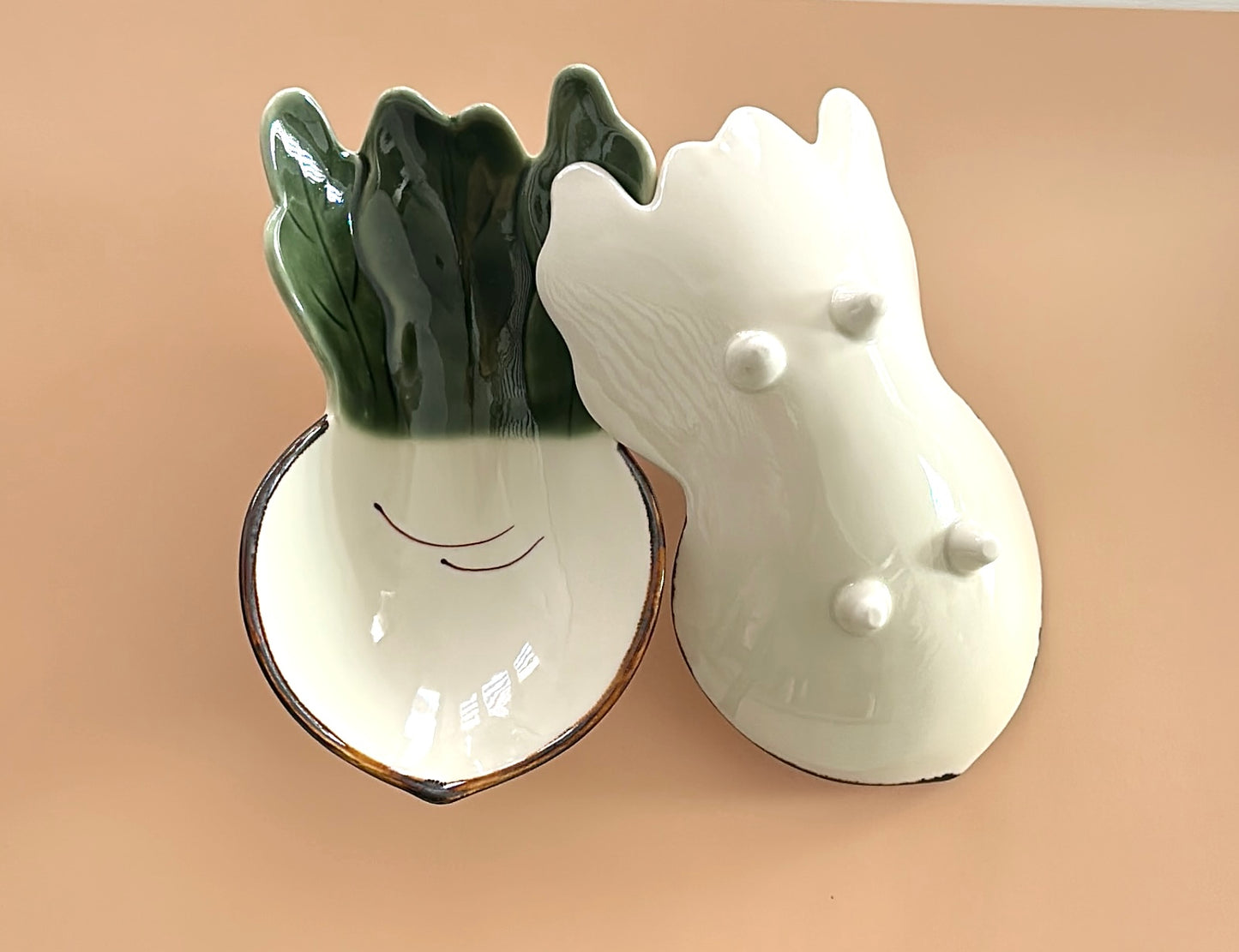 Multi-Purpose Ceramic Daikon Reddish Snack Plate