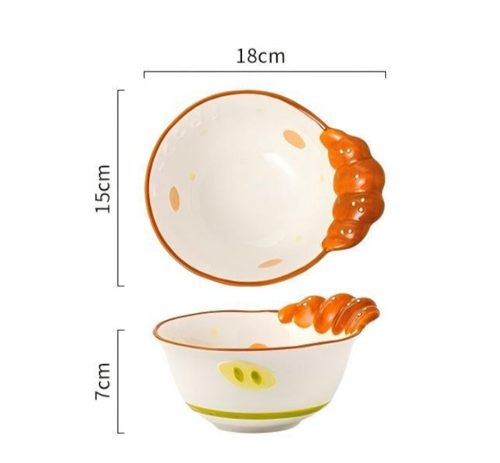 Bread Diary Ceramic 6-Inch Bowl
