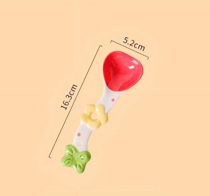 Cute Hand-Crafted Ceramic Spoons